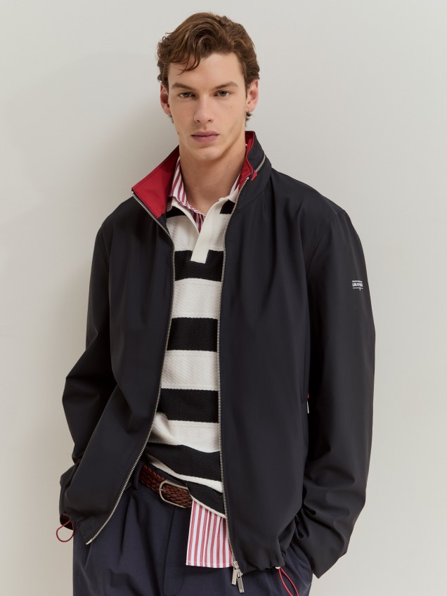 Jacket in technical fabric