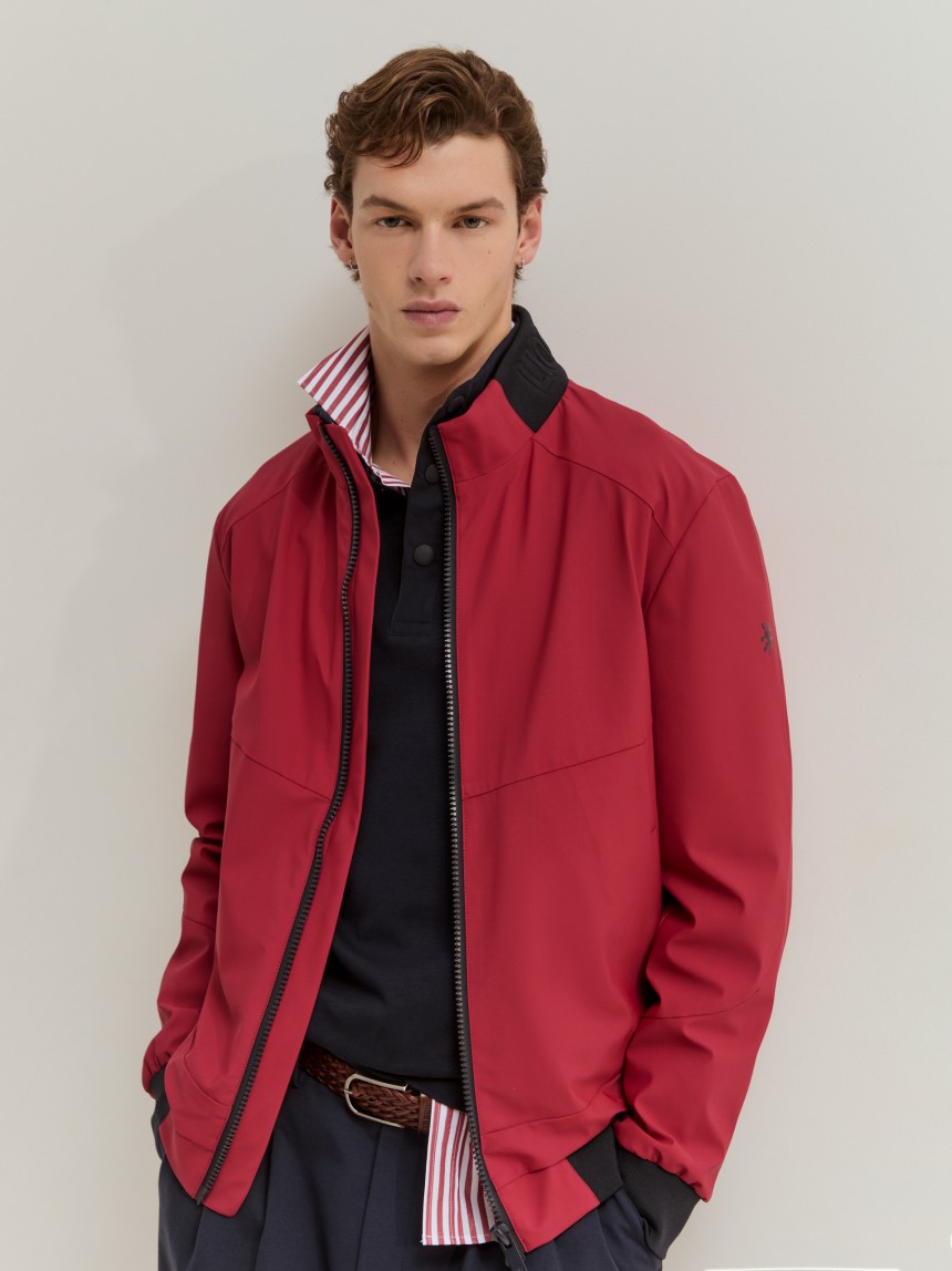 Technical fabric jacket