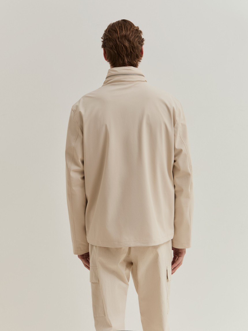 Jacket in technical fabric