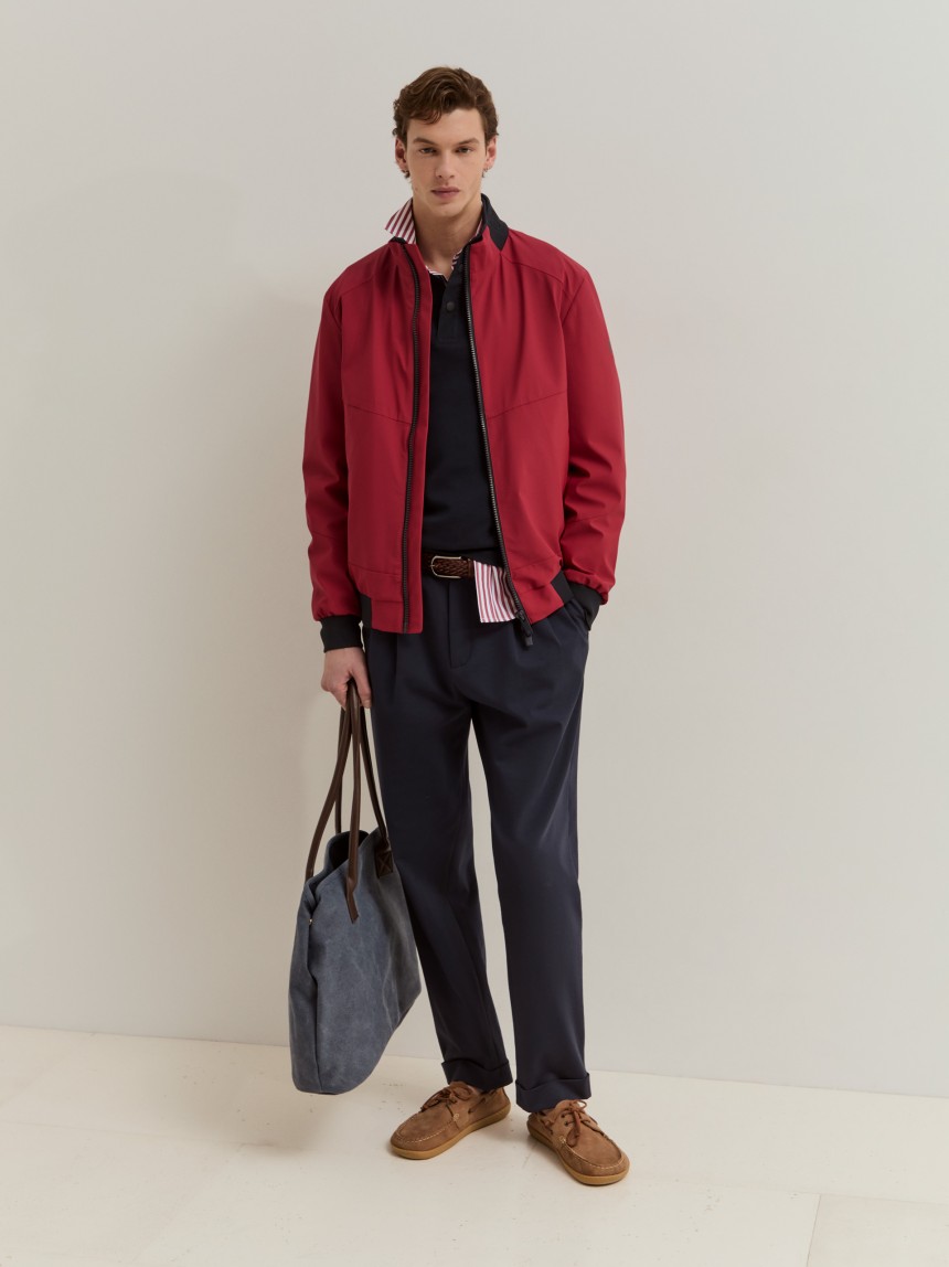 Technical fabric jacket