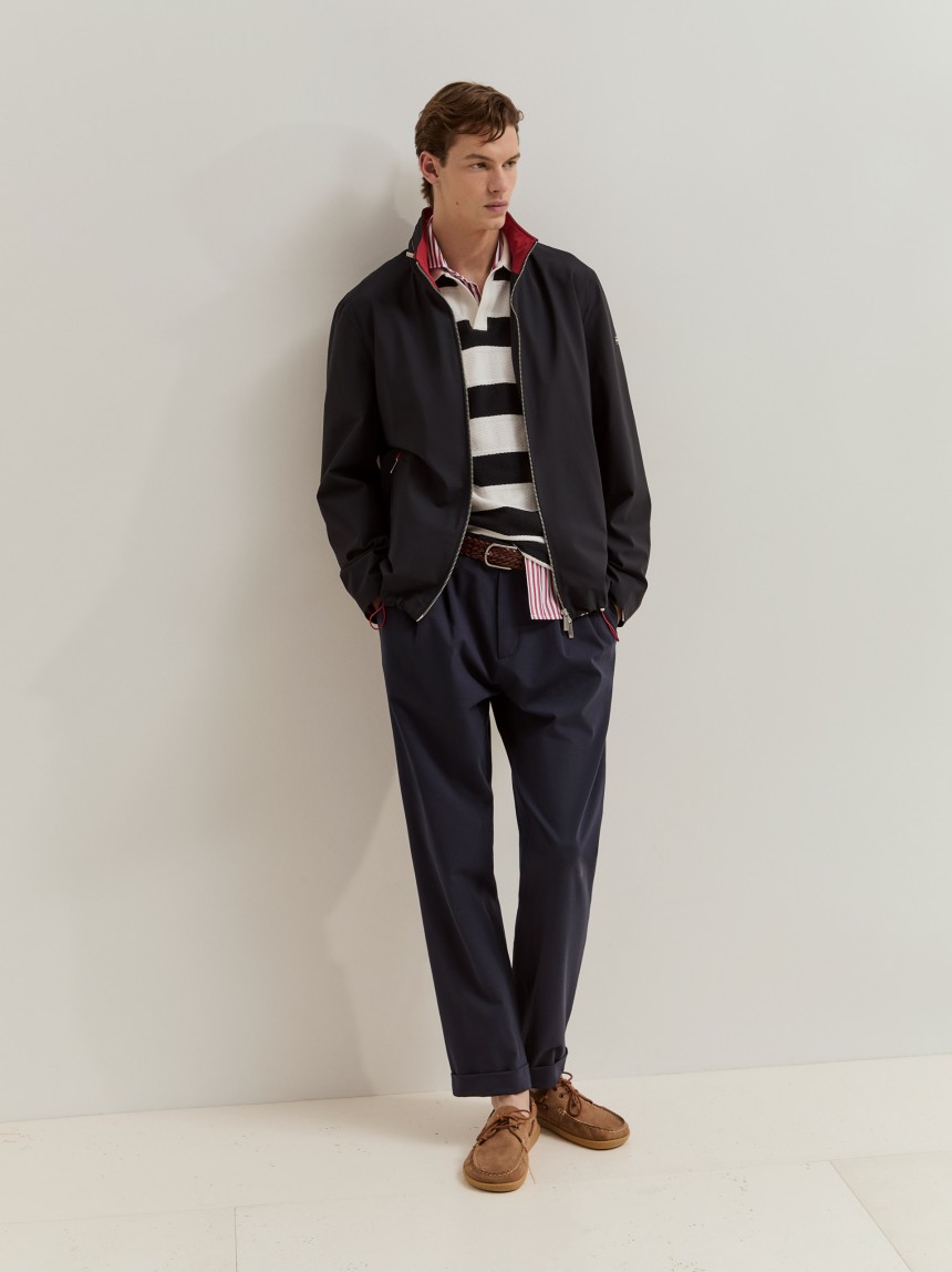 Jacket in technical fabric