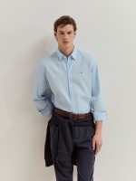 Camisa slim fit de algod�o
