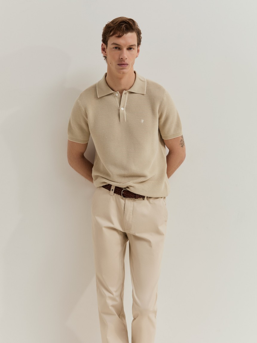 Slim fit chino trousers