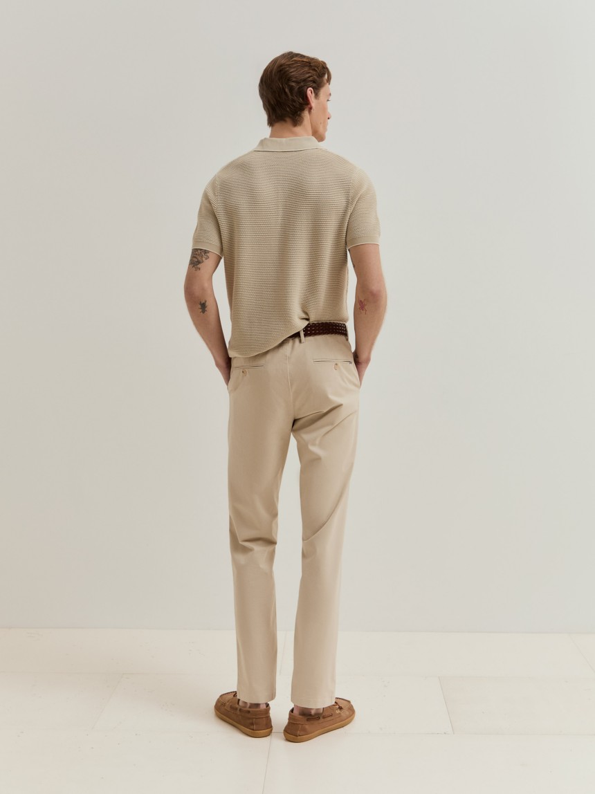 Slim fit chino trousers