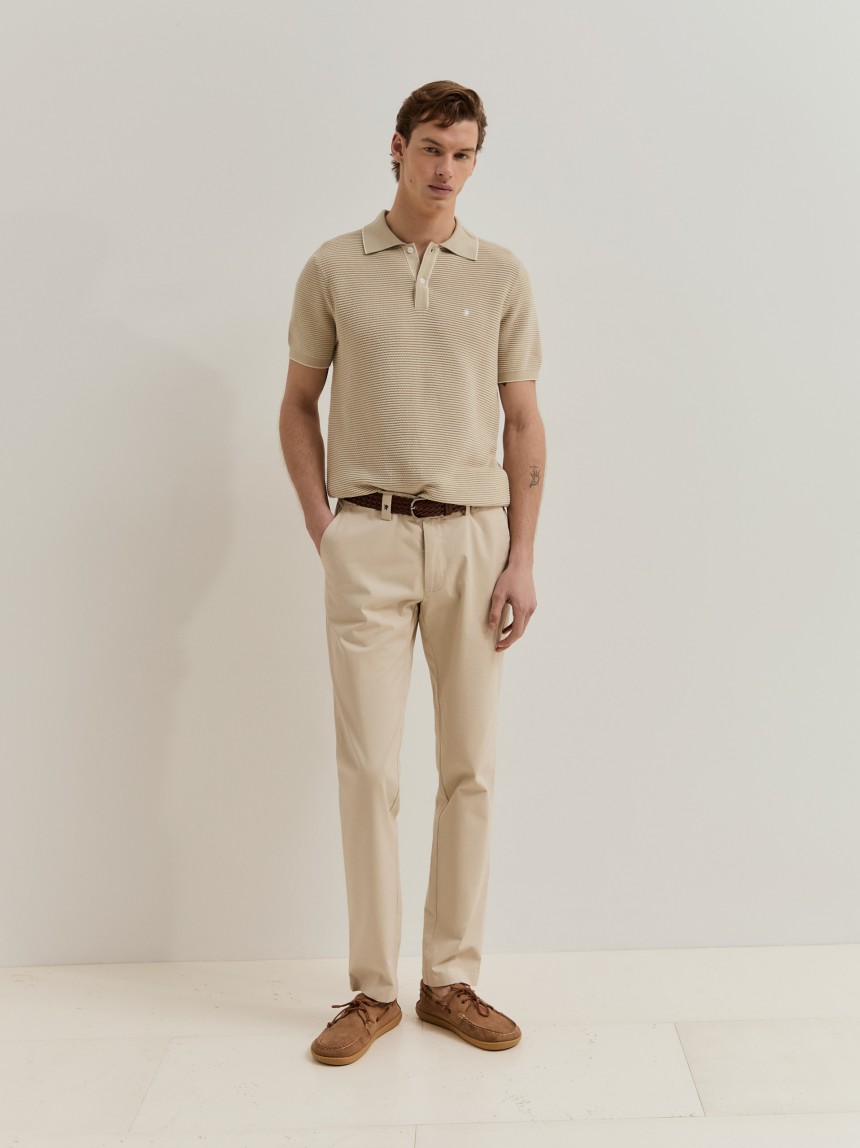 Slim fit chino trousers