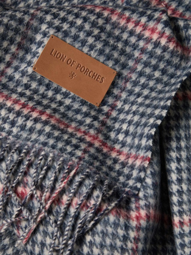 Checked woollen scarf - Image product