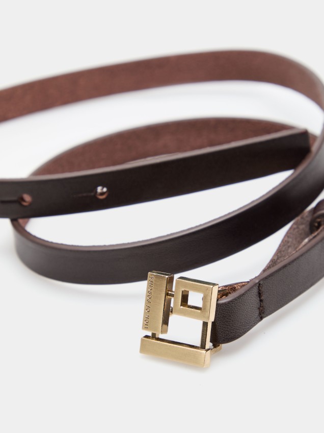 Cintur�n de cuero fino - Image product