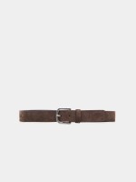 Suede belt