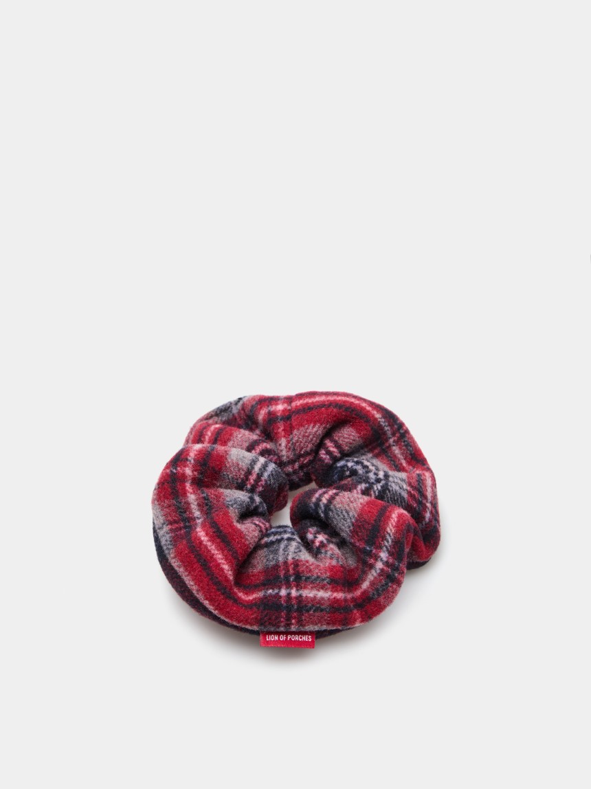 Tartan hair tie
