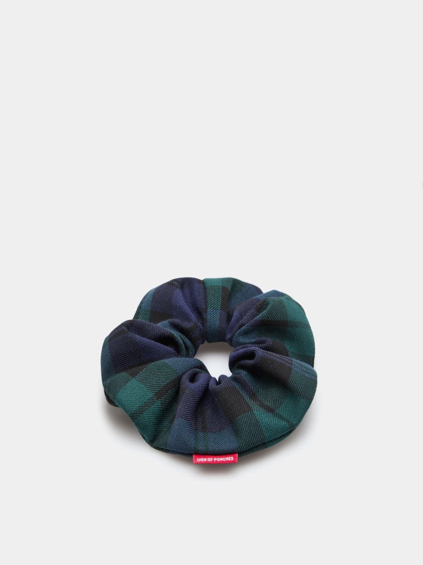 Tartan hair tie