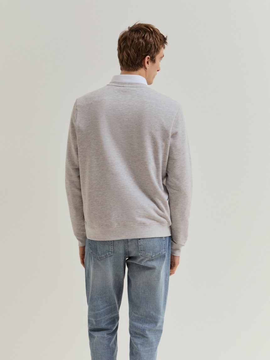Sweatshirt em algod�o