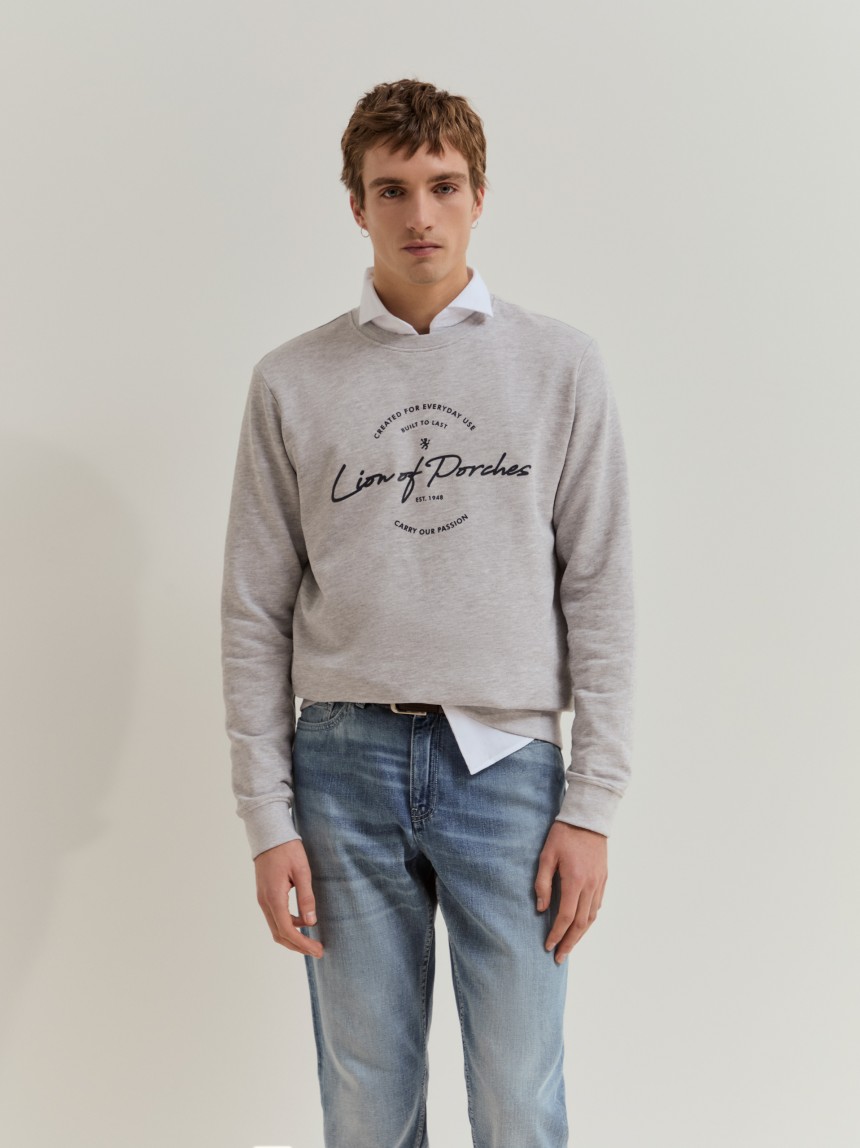 Sweatshirt em algod�o