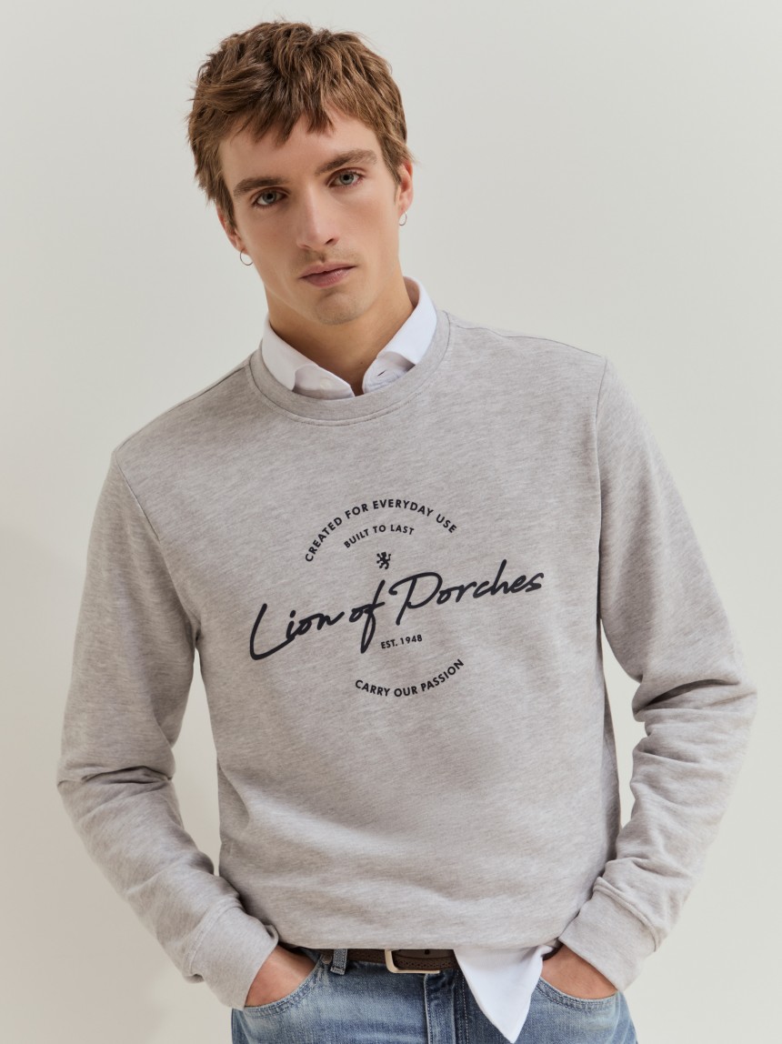 Sweatshirt em algod�o