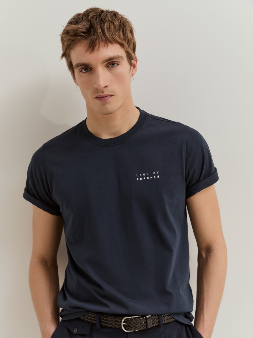 T-shirt em algod�o