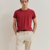 T-shirt b�sica de algod�o