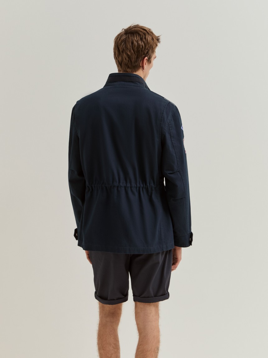 High-neck jacket