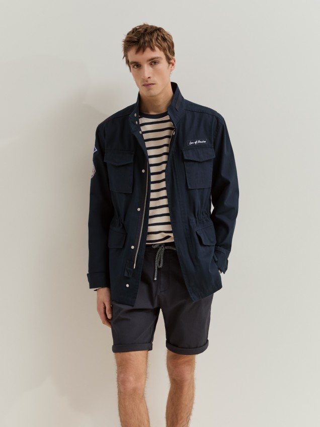 High-neck jacket