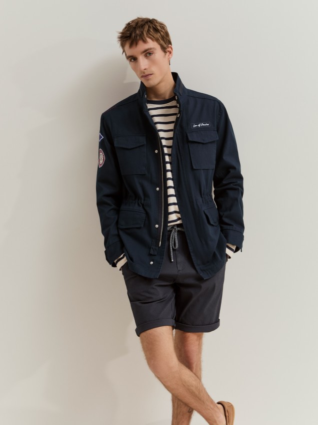 High-neck jacket