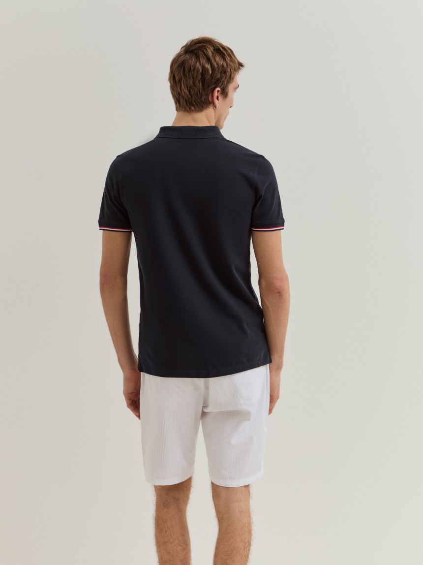 Slim fit piqu� polo