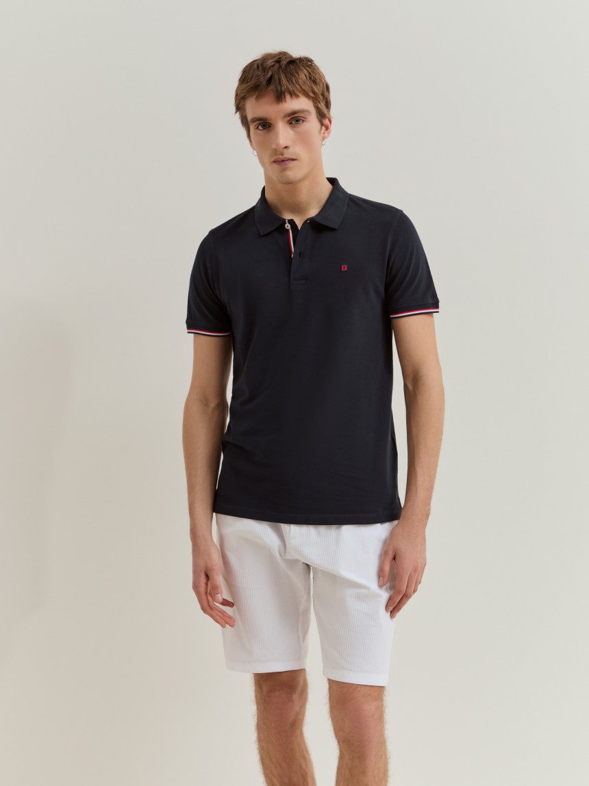 Slim fit piqu� polo