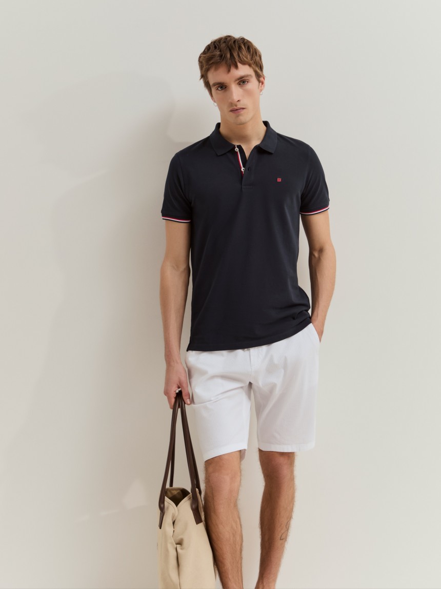 Slim fit piqu� polo