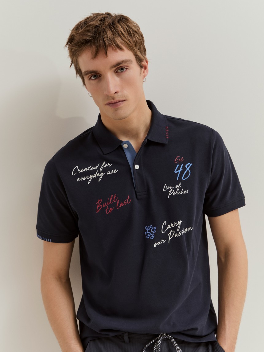 Short-sleeve polo shirt