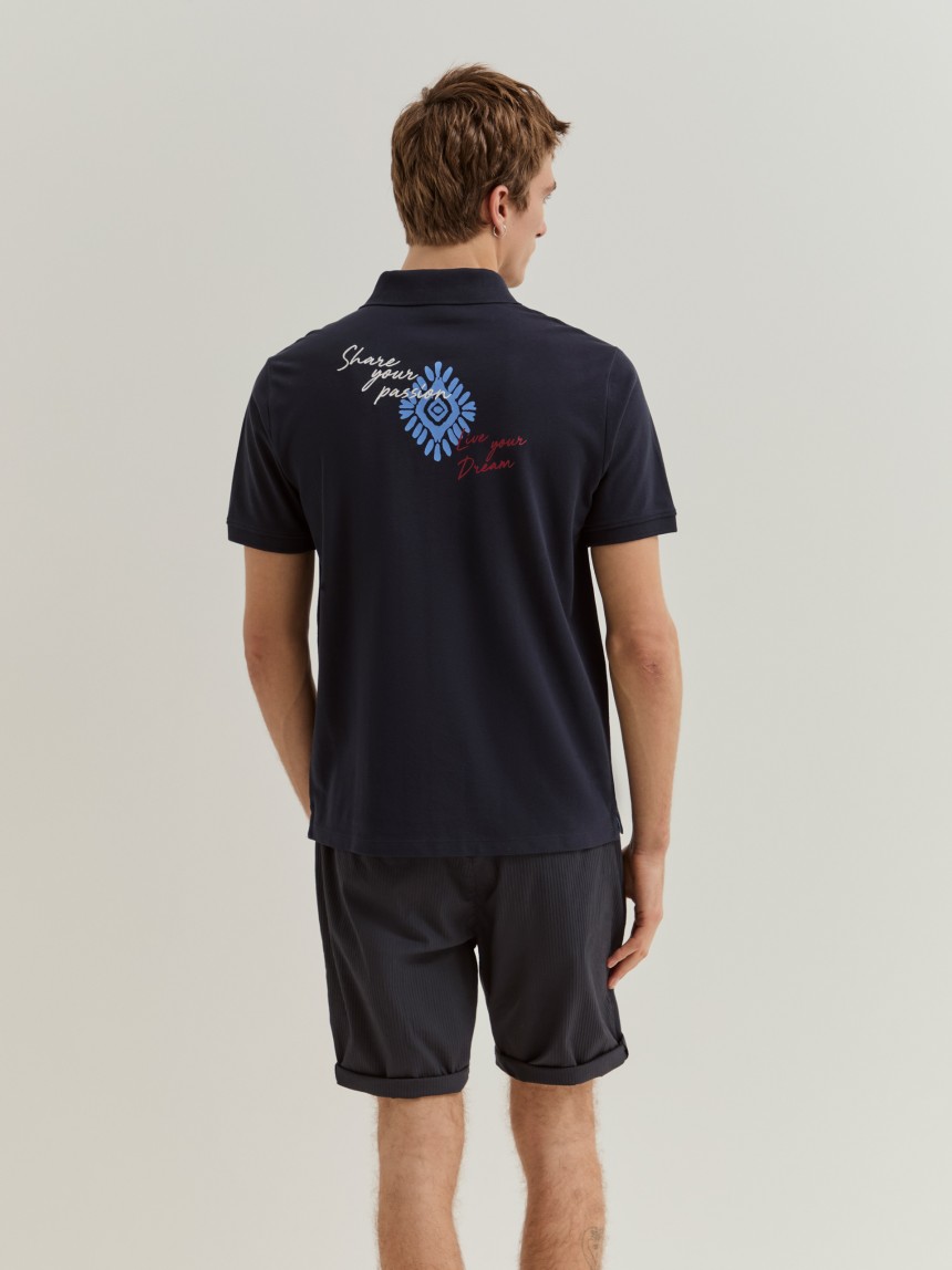 Short-sleeve polo shirt