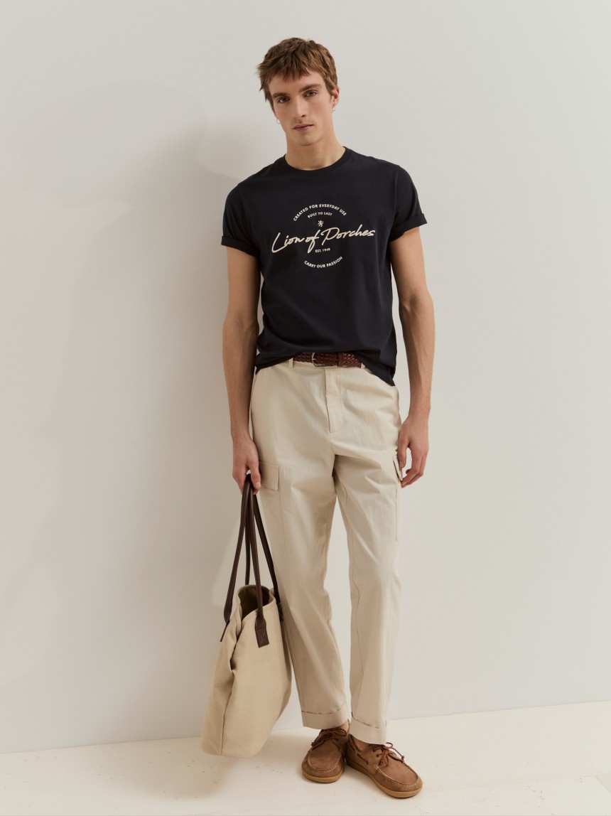 T-shirt em algod�o