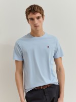T-shirt b�sica de algod�o