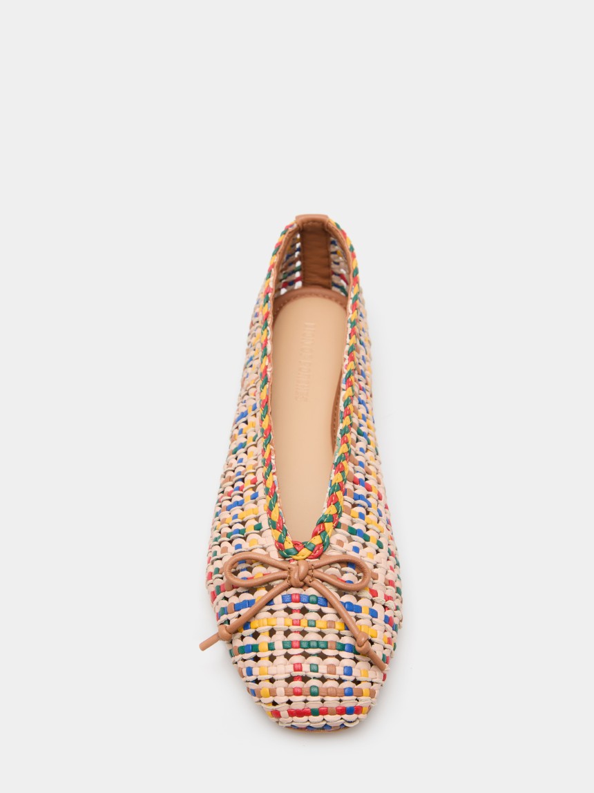 Multi-coloured ballerinas