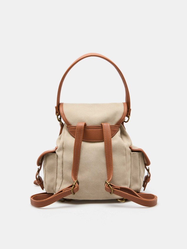 Mochila em canvas