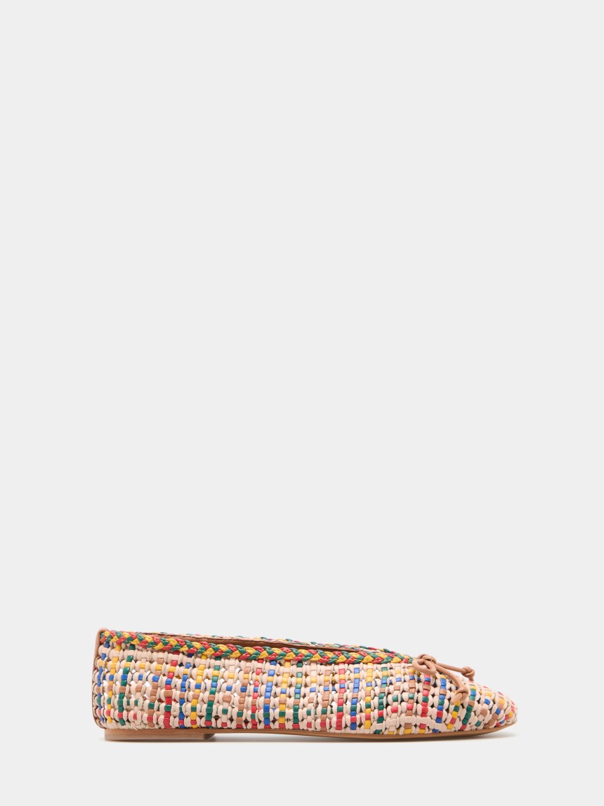 Multi-coloured ballerinas
