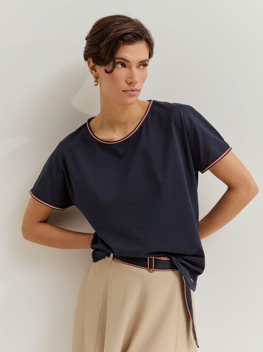 T-shirt em algod�o