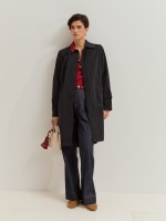Gabardine midi