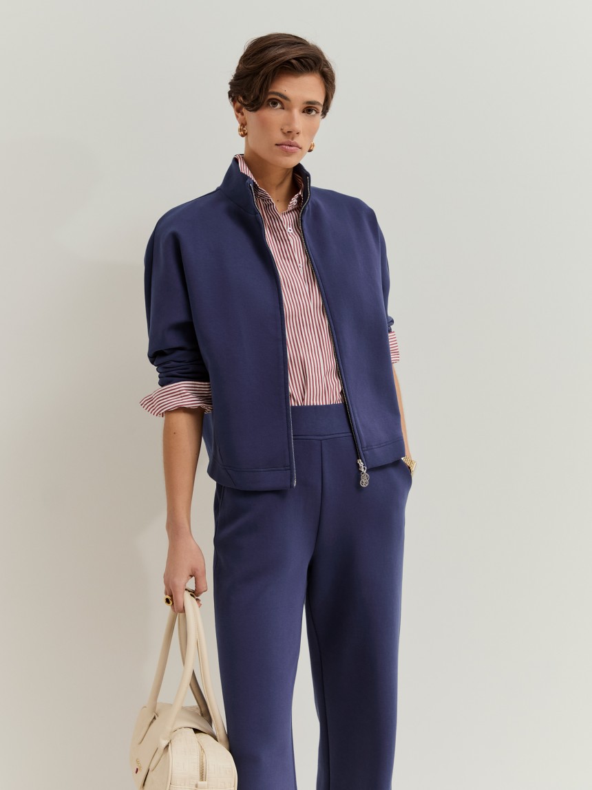 Knit trousers