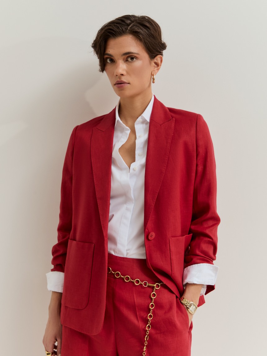 Linen blazer