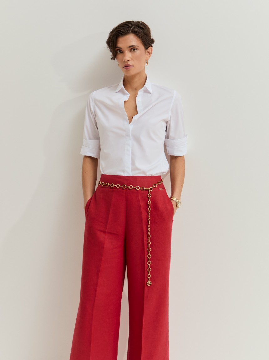 Linen trousers