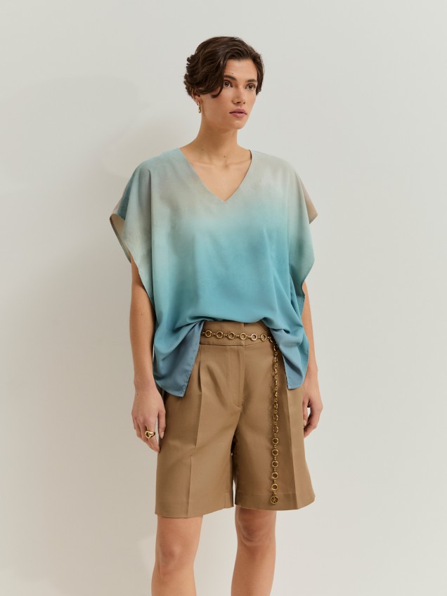 Blusa de manga curta