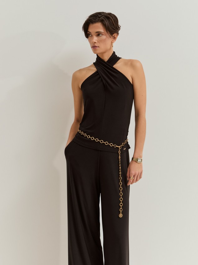 Top de decote halter
