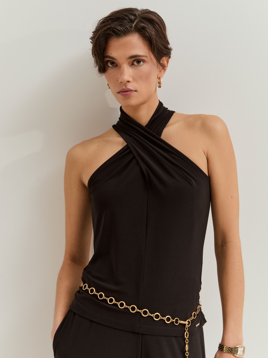 Top de decote halter