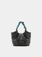 Bolso de mano con asa de pedrer�a