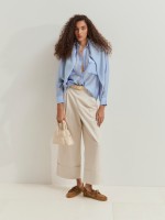 Wide leg trousers