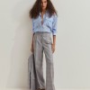 Checkered chino trousers