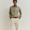 Camisa slim fit de algod�o