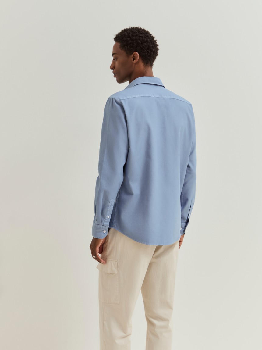 Camisa slim fit de algod�o