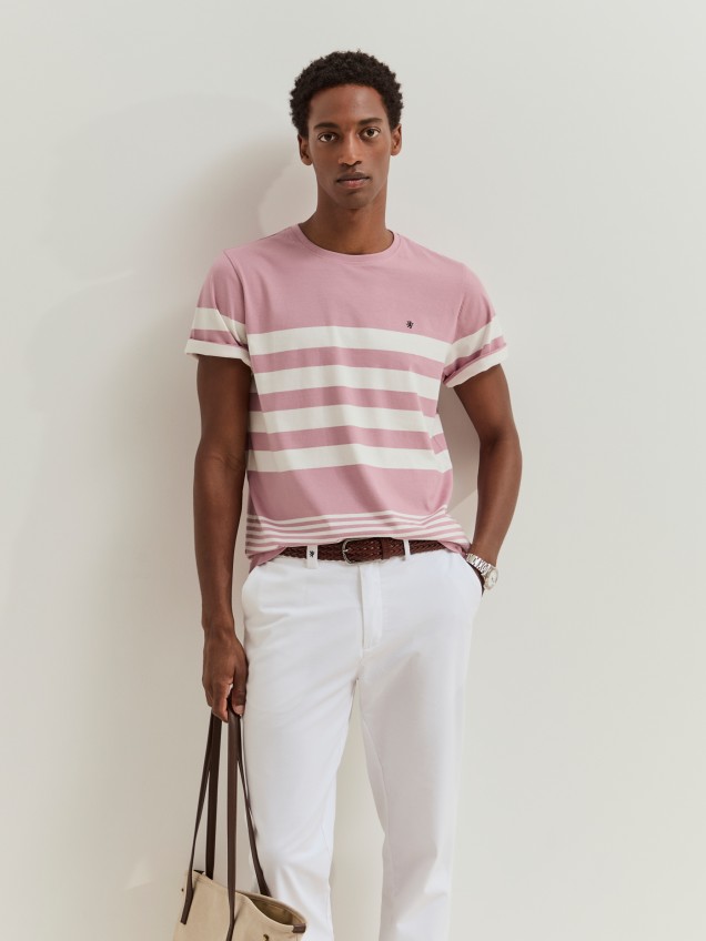 T-shirt em algodão