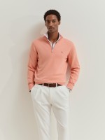 Camisola em malha de algod�o
