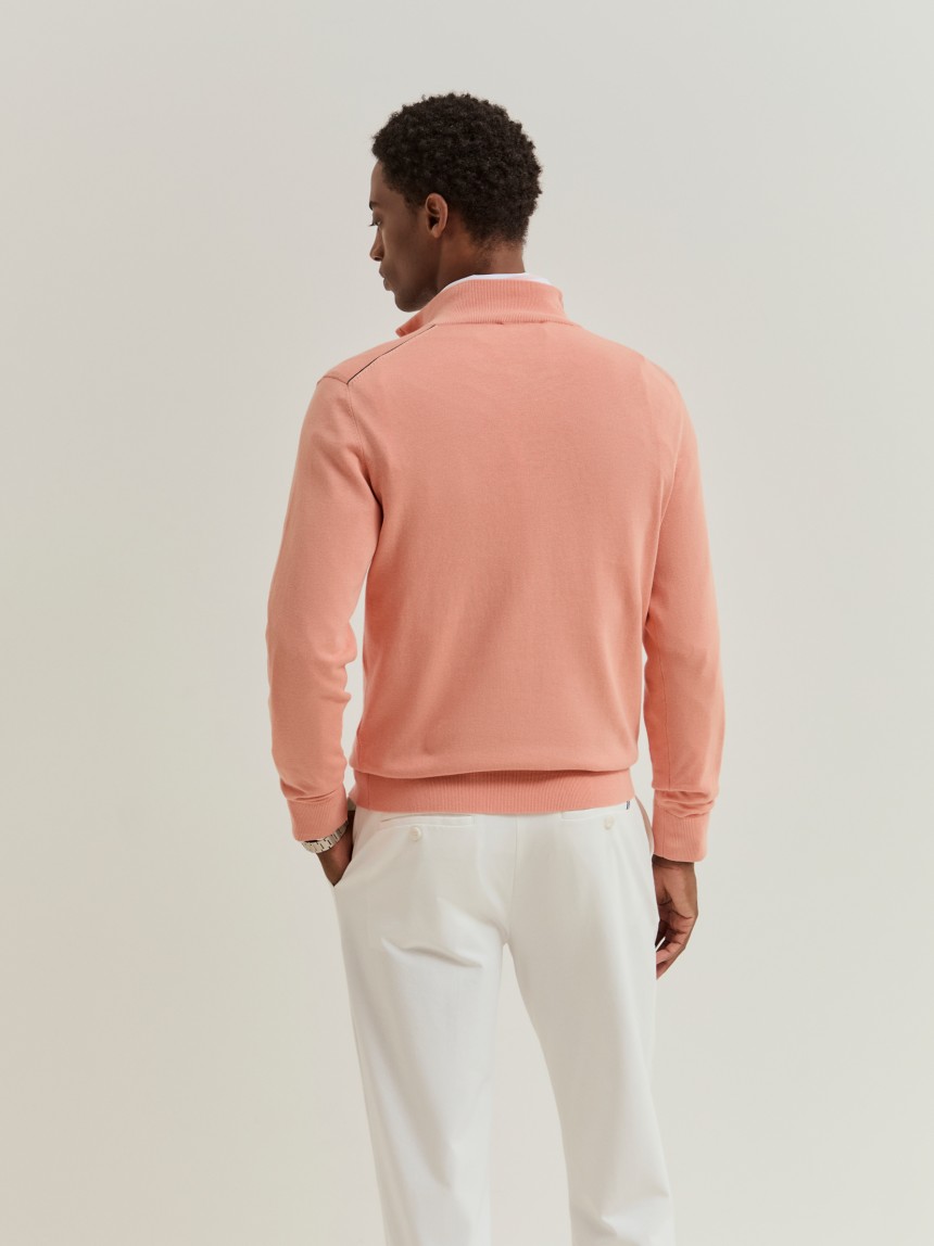 Camisola em malha de algod�o