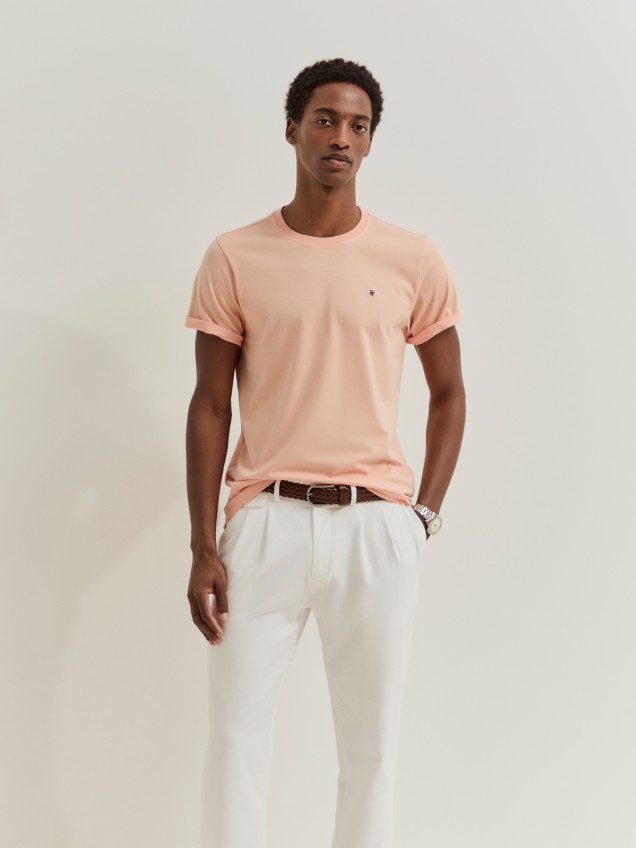 T-shirt em algodão