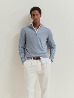 Camisola em malha de algod�o